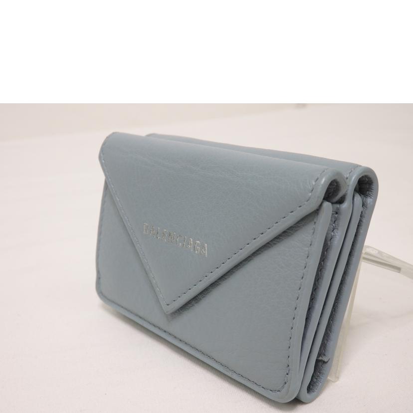 BALENCIAGA バレンシアガ/3つ折り/ペーパーミニウォレット/391446//400********/ABランク/84