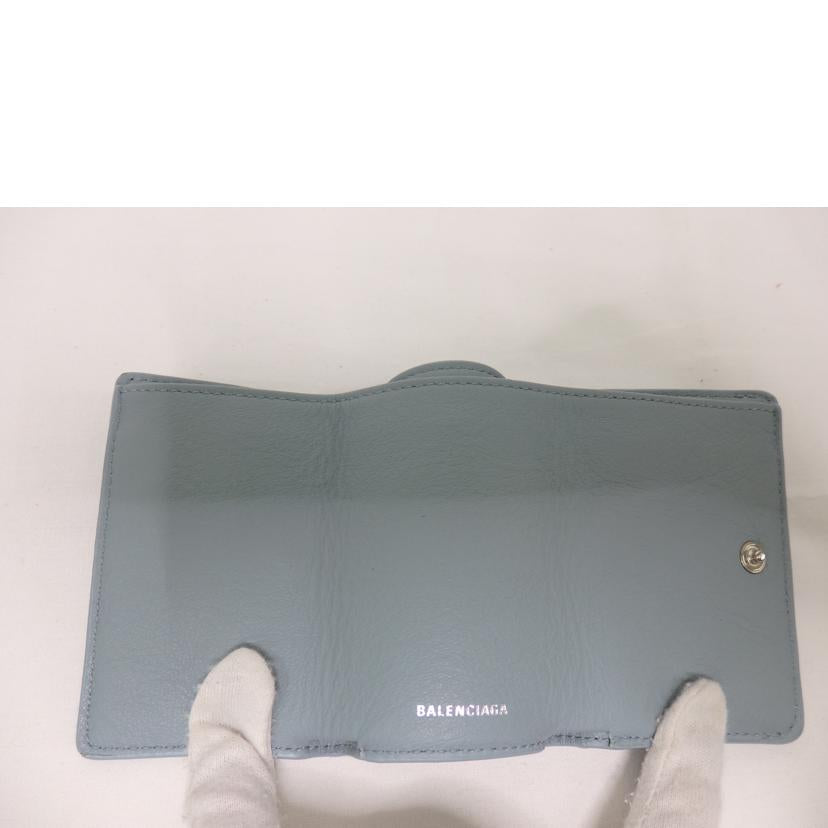 BALENCIAGA バレンシアガ/3つ折り/ペーパーミニウォレット/391446//400********/ABランク/84