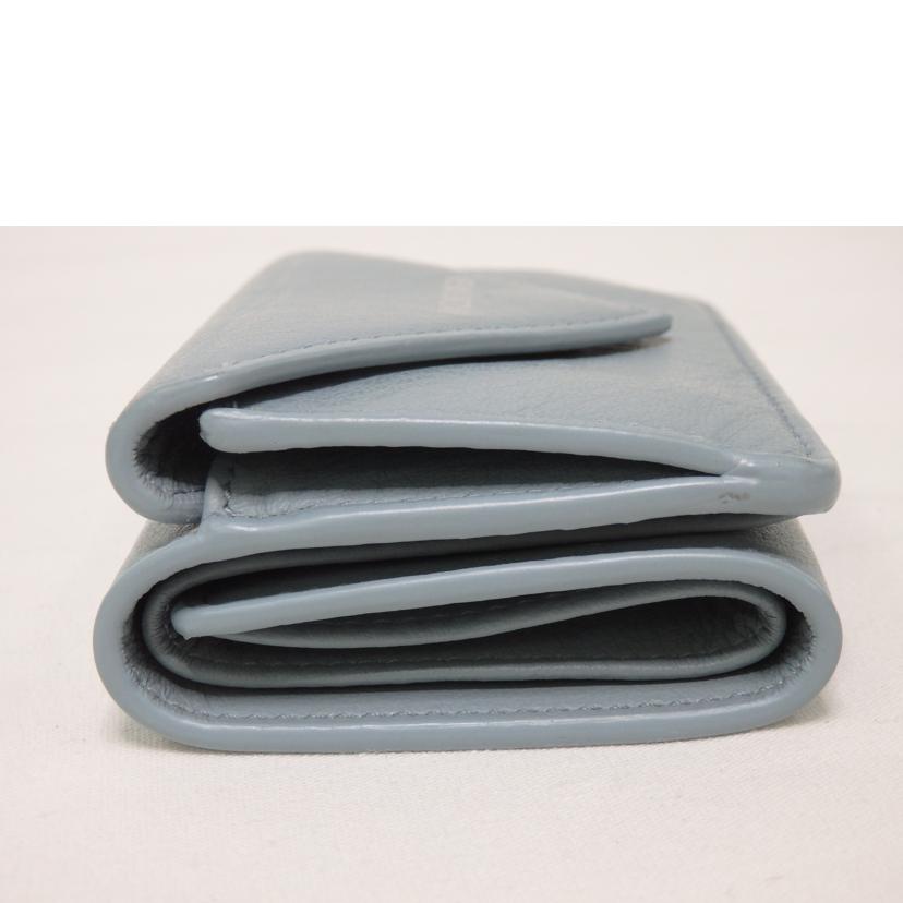 BALENCIAGA バレンシアガ/3つ折り/ペーパーミニウォレット/391446//400********/ABランク/84