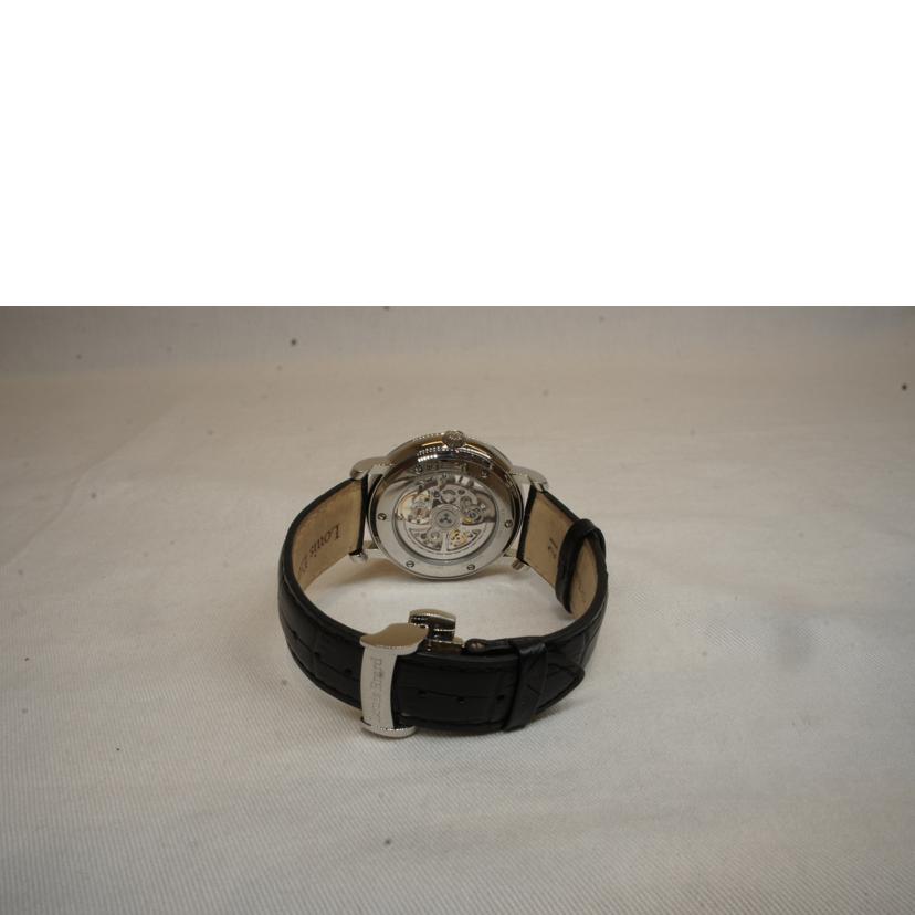 LOUIS ERARD ルイエラール/エクセレンス/オートマ/スケルトン/Dバックル/レザーベルト/LE61233AA22BDC02//233/Aランク/92