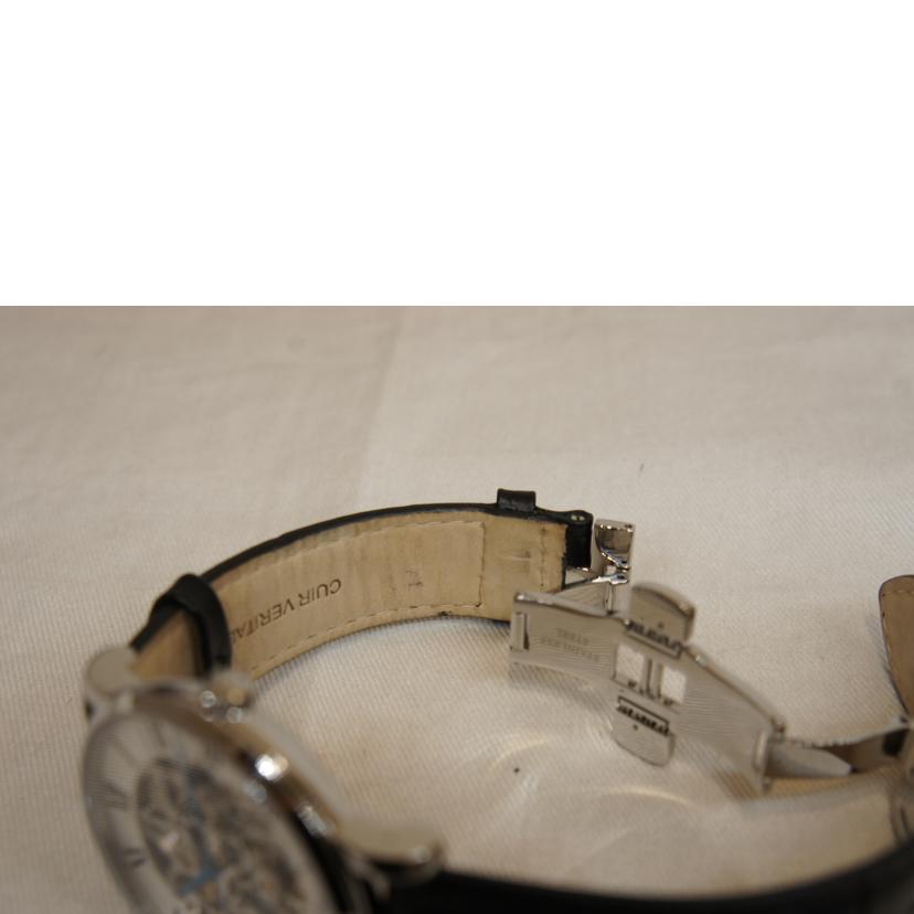 LOUIS ERARD ルイエラール/エクセレンス/オートマ/スケルトン/Dバックル/レザーベルト/LE61233AA22BDC02//233/Aランク/92