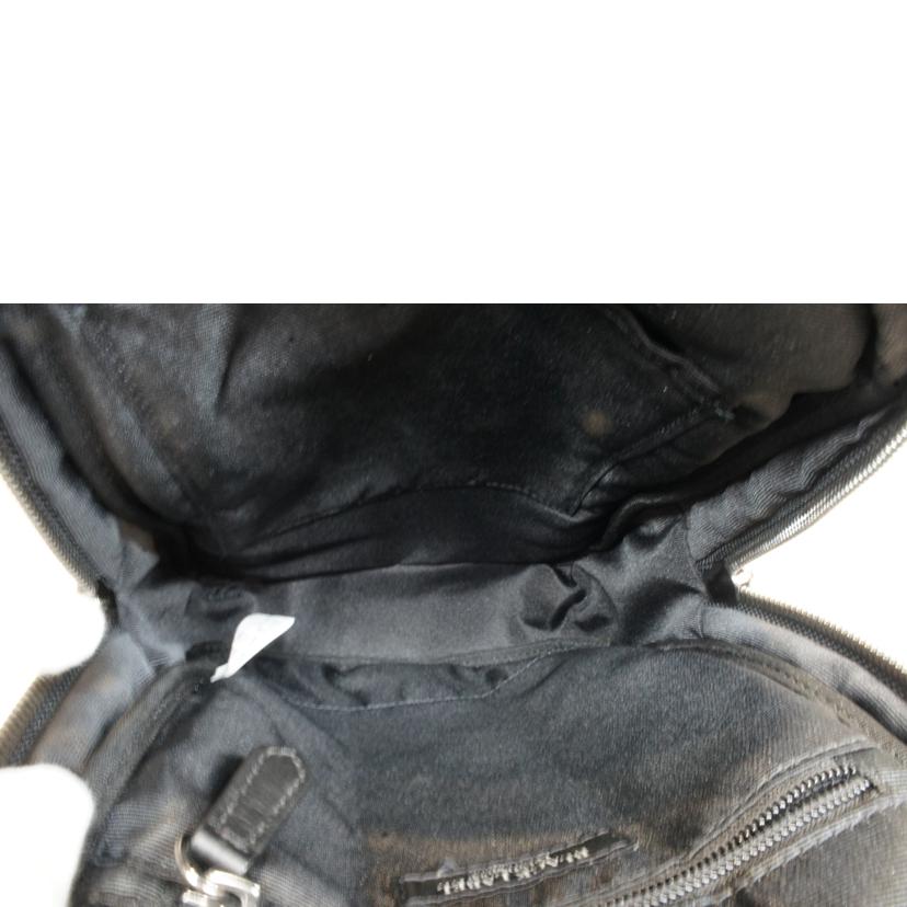 BLACK LABEL CRESTBRIDGE ブラックレーベル/ナイロンボディバッグブラック//Aランク/92