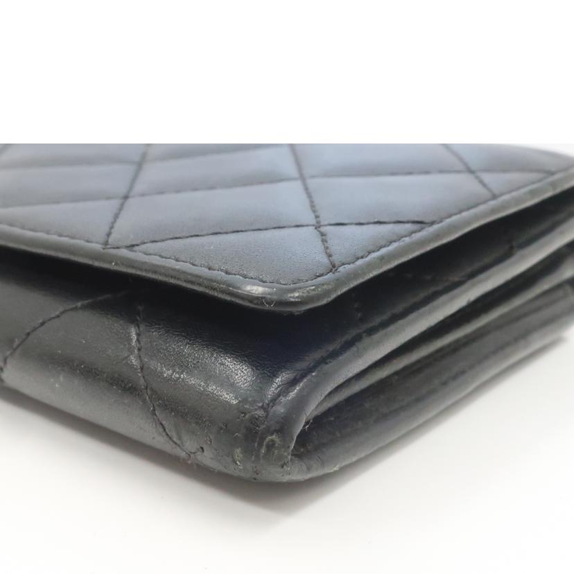 CHANEL シャネル/カンボンライン長財布 ブラック//Bランク/65