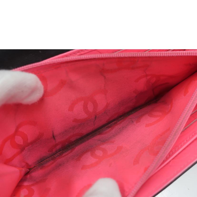 CHANEL シャネル/カンボンライン長財布 ブラック//Bランク/65