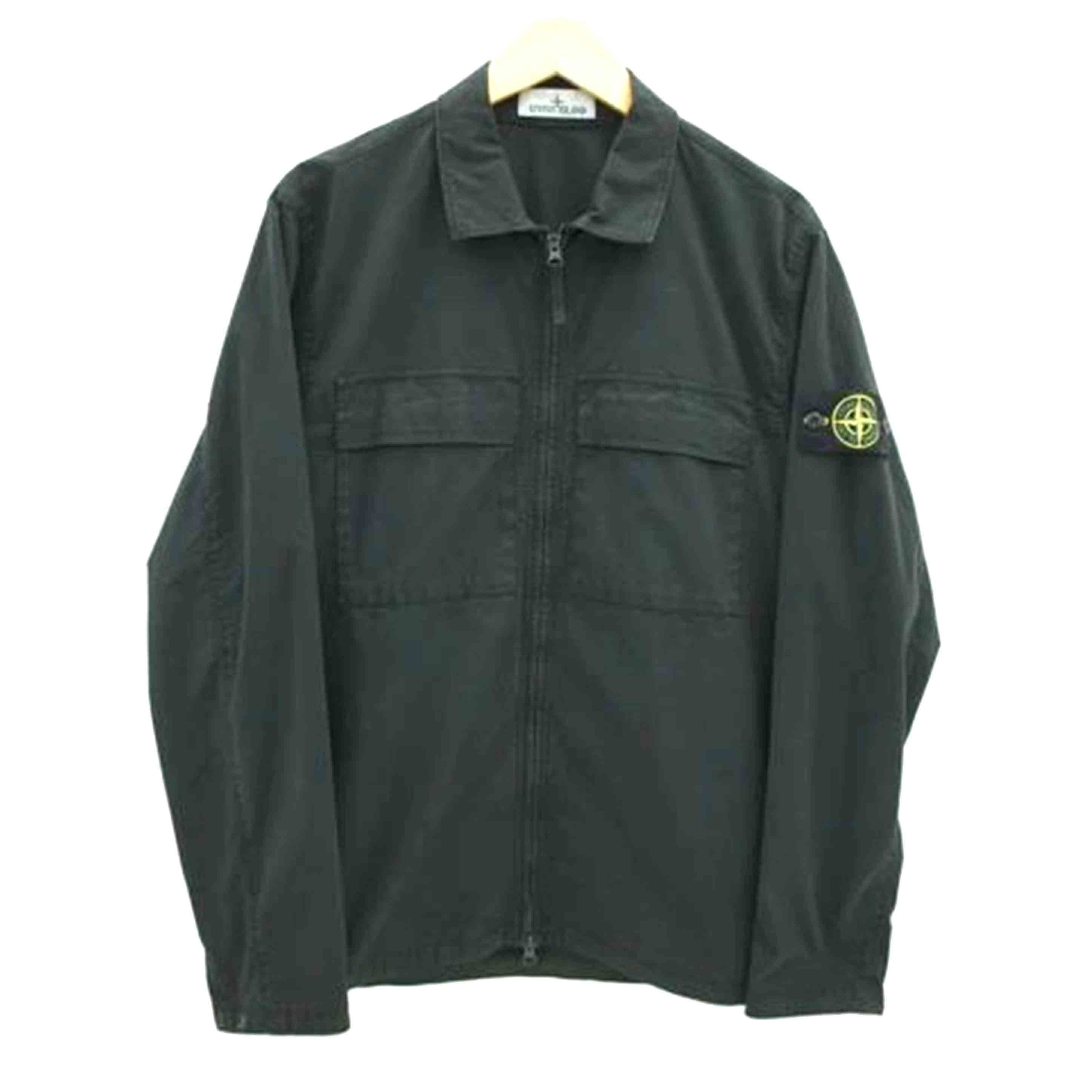STONE ISLAND ストーンアイランド/ガーメントダイスーピマコットンストレッチツイルシャツブルゾン/781510210//サイズ L/Bランク/05