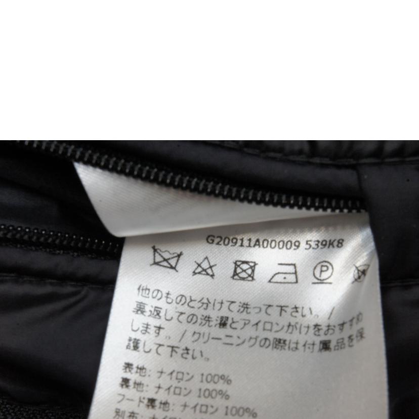 MONCLER モンクレール/SALZMAN/サルズマン/サルツマン/ナイロンマットブラックダウンジャケット//Aランク/92