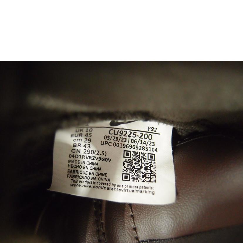 NIKE ナイキ/×Supreme AIR FORCE 1 LOWブラウン/CU9225-200//Aランク/69