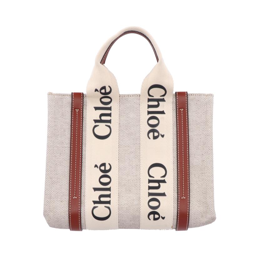 Chloe クロエ /ウッディスモールトート白茶/CHC21US385E6690U//D17***/SAランク/37