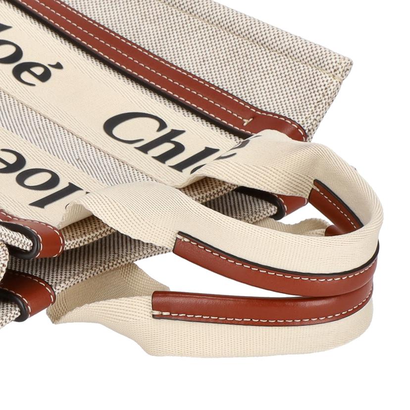 Chloe クロエ /ウッディスモールトート白茶/CHC21US385E6690U//D17***/SAランク/37