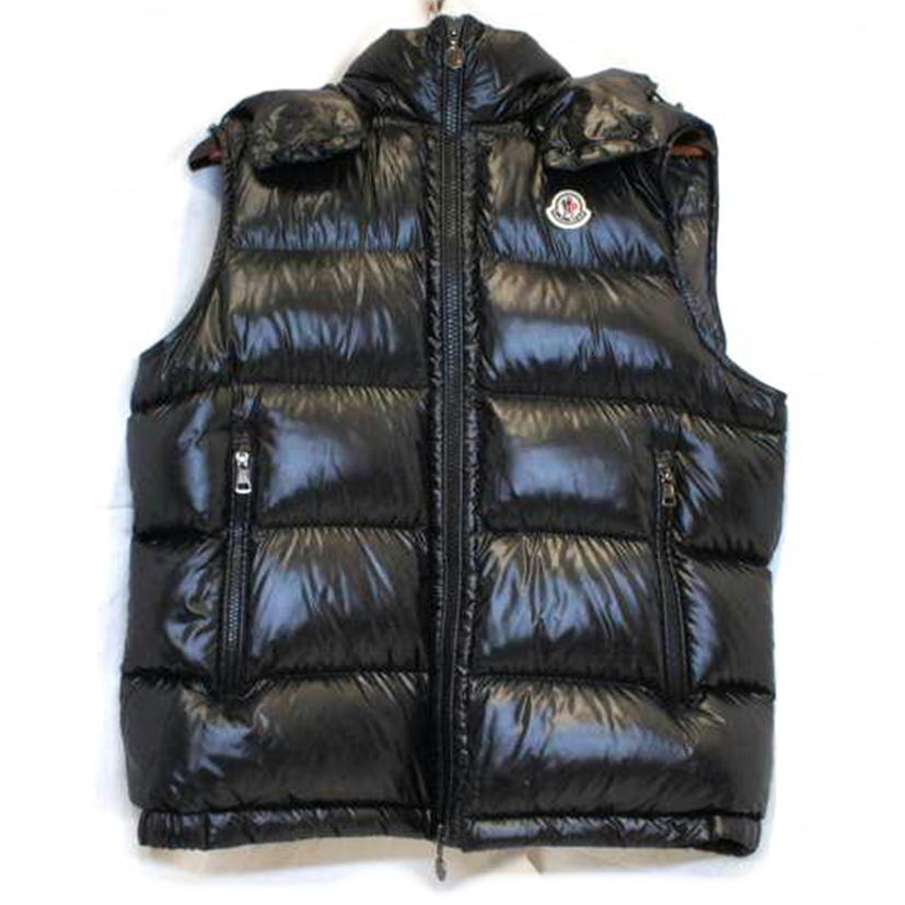 MONCLER モンクレール/BORMES GILET/ボルムジレダウンベストナイロンブラック//Aランク/92
