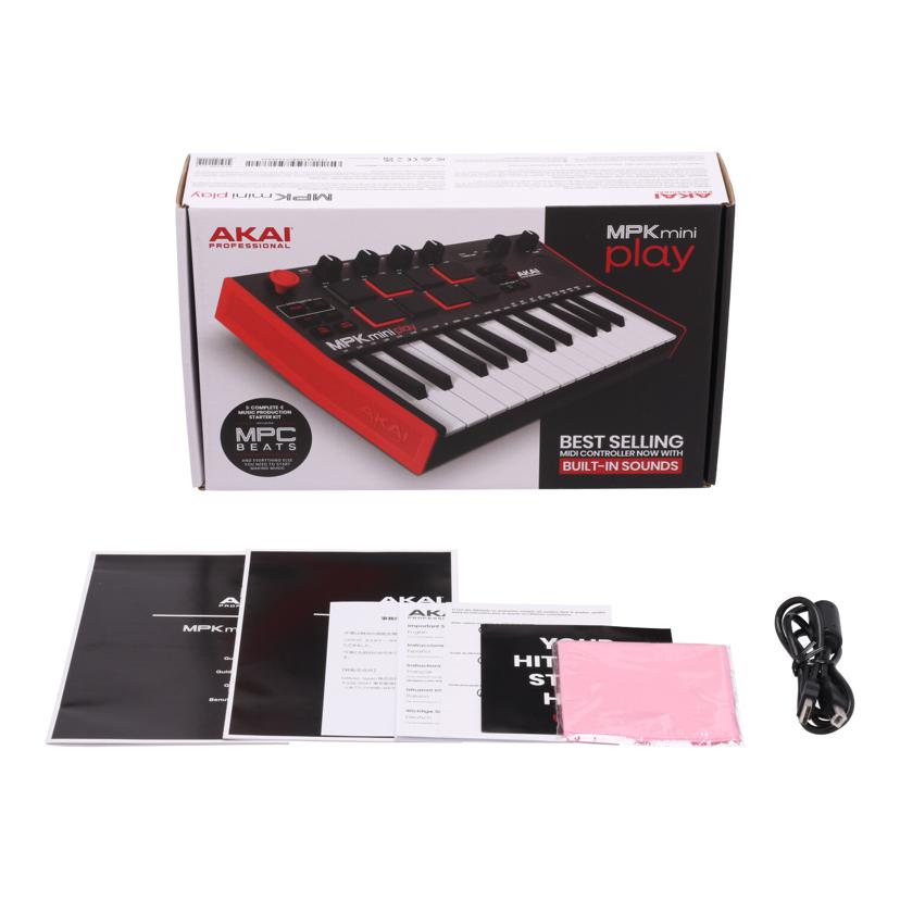 AKAI PROFESSIONAL アカイ /MIDIキーボードコントローラー/MPK mini play//E82408255596404/Bランク/62