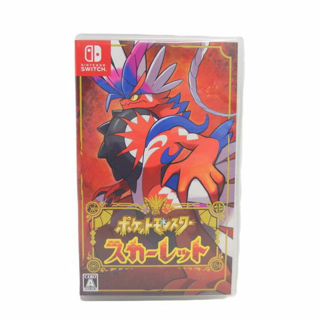 NINTENDO 任天堂/Switch/ポケモン スカーレット/HAC-P-ALZXA//Aランク/04