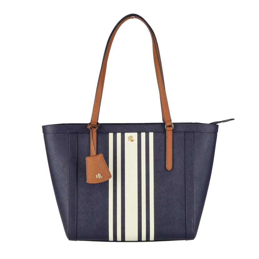 LAUREN RALPHLAUREN ローレンラルフローレン/ストライプトートバッグ/WALRBAG0G620185//Aランク/09