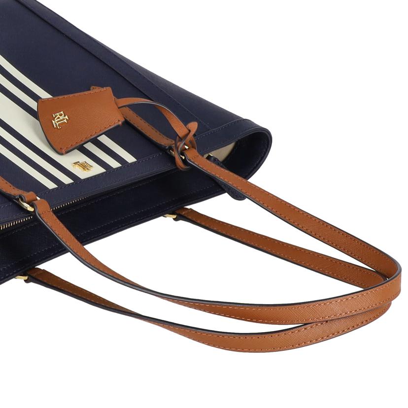 LAUREN RALPHLAUREN ローレンラルフローレン/ストライプトートバッグ/WALRBAG0G620185//Aランク/09