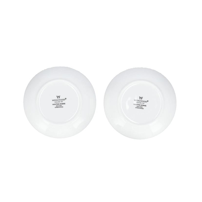 WEDGWOOD ウエッジウッド/ハンティングシーン/ジャパニーズティーカップ&ソーサー/ペア//Aランク/18