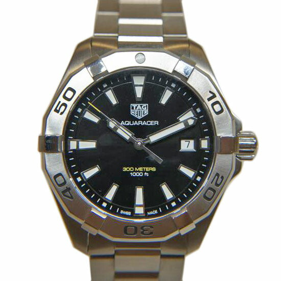 TAG Heuer タグホイヤー/アクアレーサー・ブラック/メンズ/クオーツ/WBD1110.BA0928//WUH****/SAランク/92