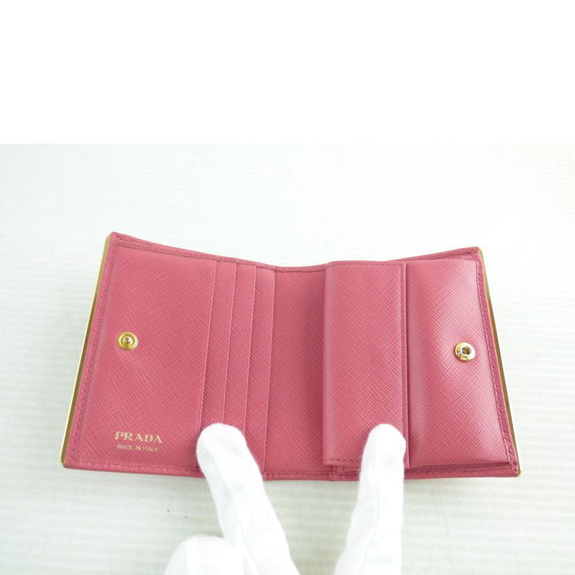 PRADA プラダ/サフィアーノ/2つ折り財布/1MV204//Bランク/64