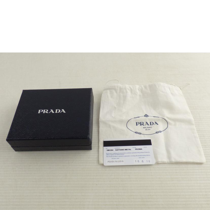 PRADA プラダ/サフィアーノ/2つ折り財布/1MV204//Bランク/64