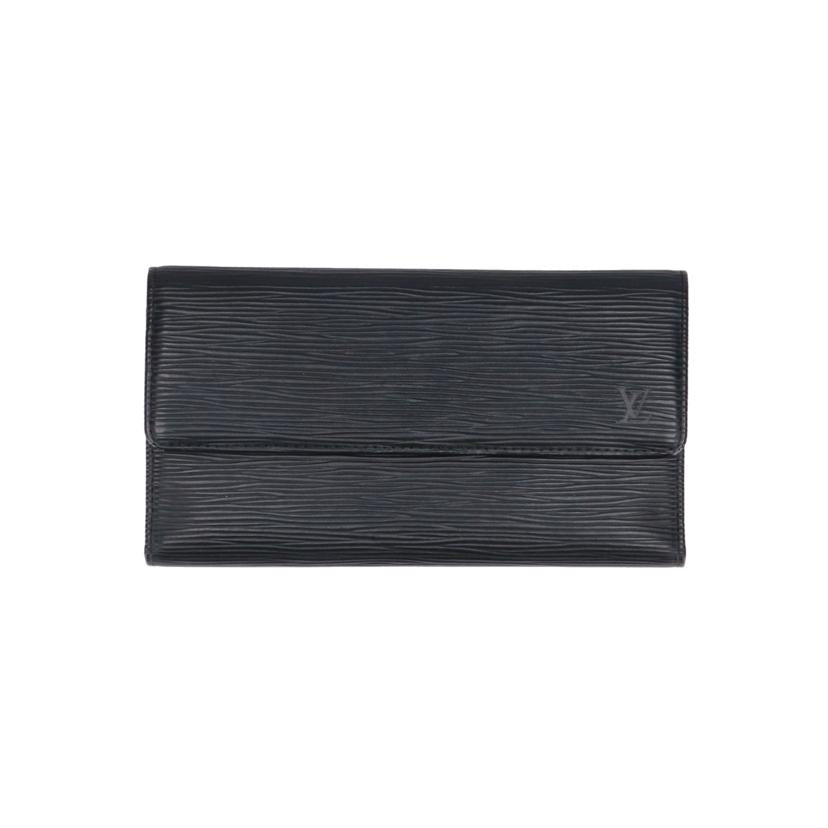 LV ルイヴィトン/ポルトフォイユ・インターナショナル/エピ/ノワール/M63382//CA0***/ABランク/75