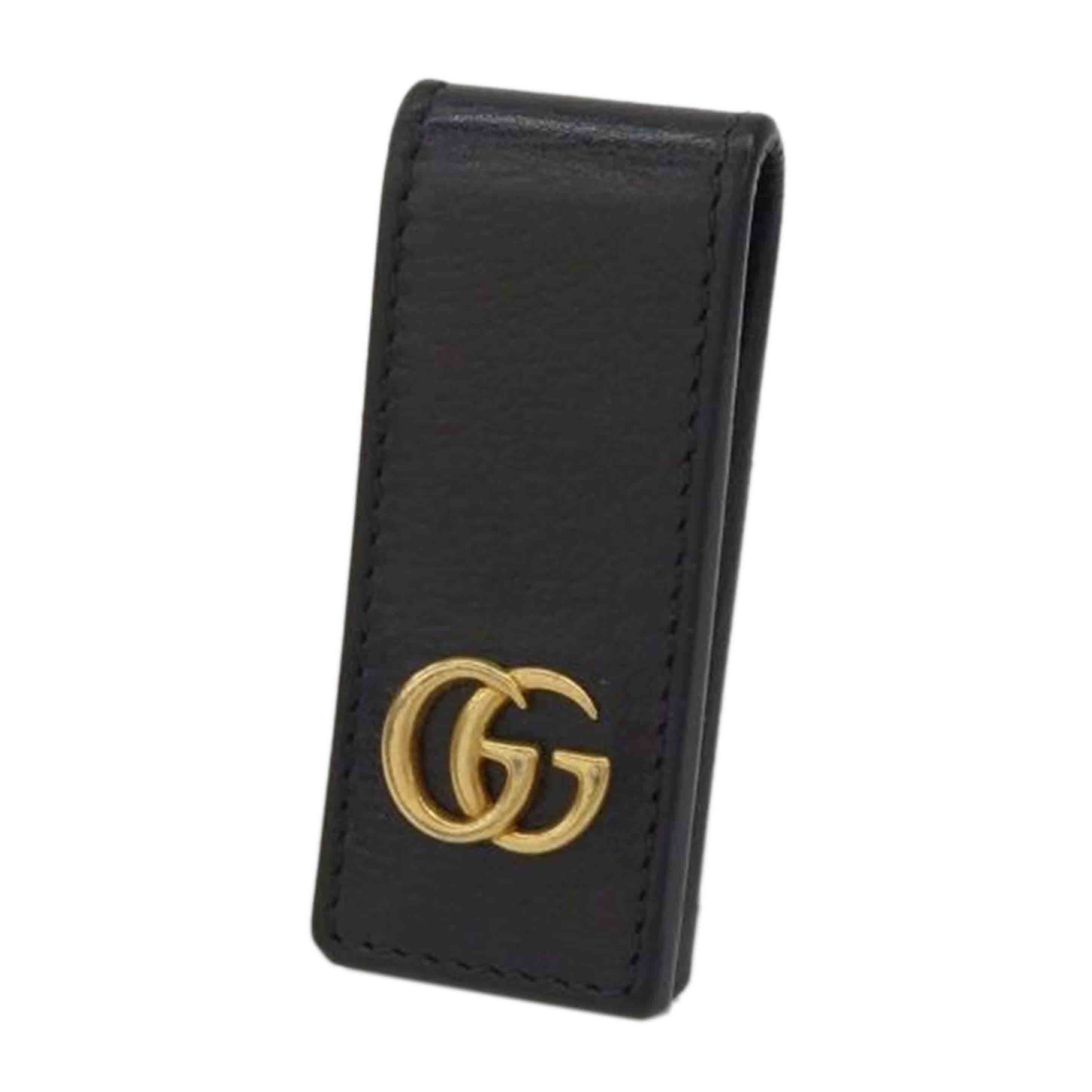 GUCCI グッチ/GGマーモントマネークリップ//ABランク/76