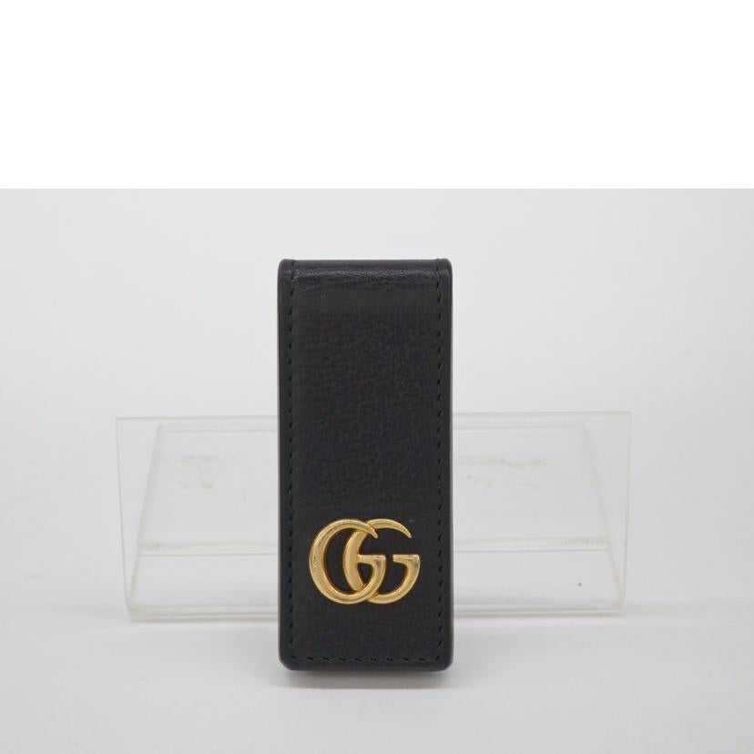 GUCCI グッチ/GGマーモントマネークリップ//ABランク/76