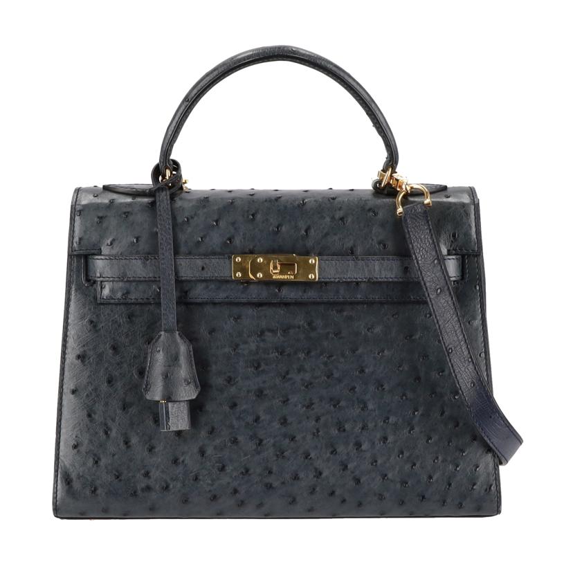 KWANPEN クワンペン/2wayハンドバッグ/オーストリッチ//Aランク/93