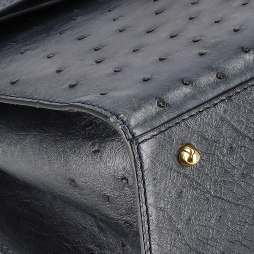 KWANPEN クワンペン/2wayハンドバッグ/オーストリッチ//Aランク/93