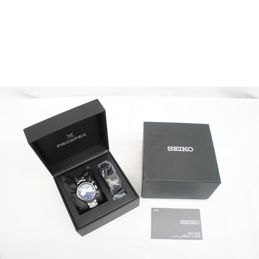 SEIKO セイコー/PROSPEXスピードタイマー/メンズ自動巻き/8R46-00B0//250***/Sランク/05