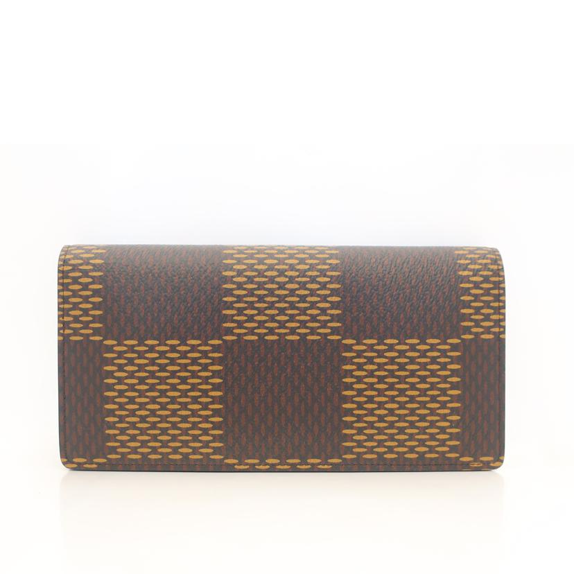 LOUIS VUITTON ルイ・ヴィトン/ポルトフォイユブラザ ダミエジャイアント 長財布 イニシャルあり/N60393//RA1***/SAランク/65