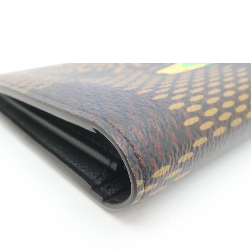 LOUIS VUITTON ルイ・ヴィトン/ポルトフォイユブラザ ダミエジャイアント 長財布 イニシャルあり/N60393//RA1***/SAランク/65