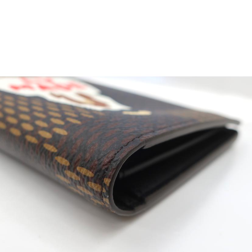 LOUIS VUITTON ルイ・ヴィトン/ポルトフォイユブラザ ダミエジャイアント 長財布 イニシャルあり/N60393//RA1***/SAランク/65