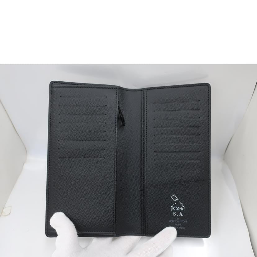 LOUIS VUITTON ルイ・ヴィトン/ポルトフォイユブラザ ダミエジャイアント 長財布 イニシャルあり/N60393//RA1***/SAランク/65