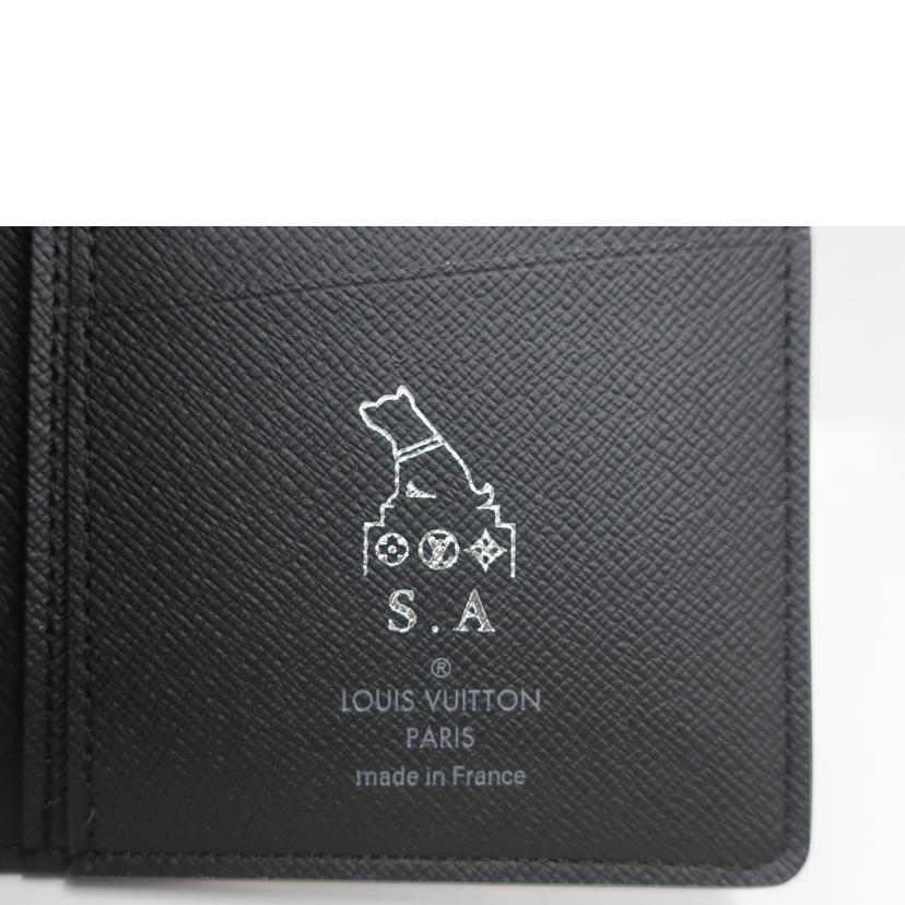 LOUIS VUITTON ルイ・ヴィトン/ポルトフォイユブラザ ダミエジャイアント 長財布 イニシャルあり/N60393//RA1***/SAランク/65