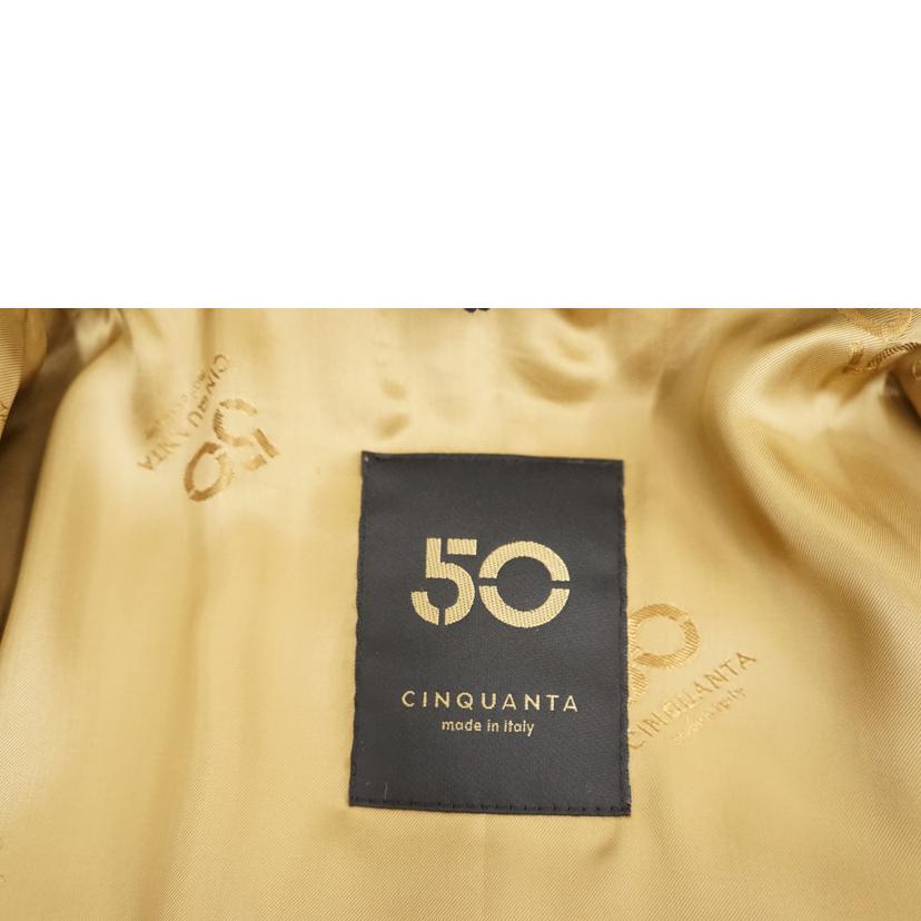 CINQUANTA チンクアンタ/ CINQUANTA シングルライダースジャケット 48/H-503//SAランク/67