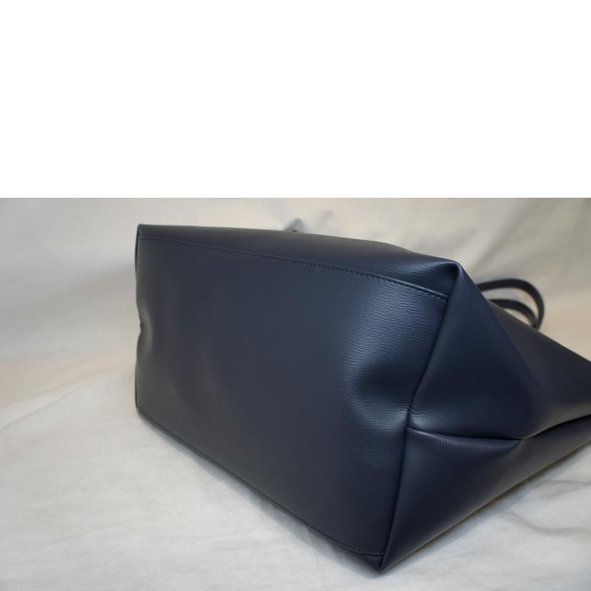 LONG CHAMP ロンシャン/ルプリアージュシティトートL/ネイビー//Aランク/92