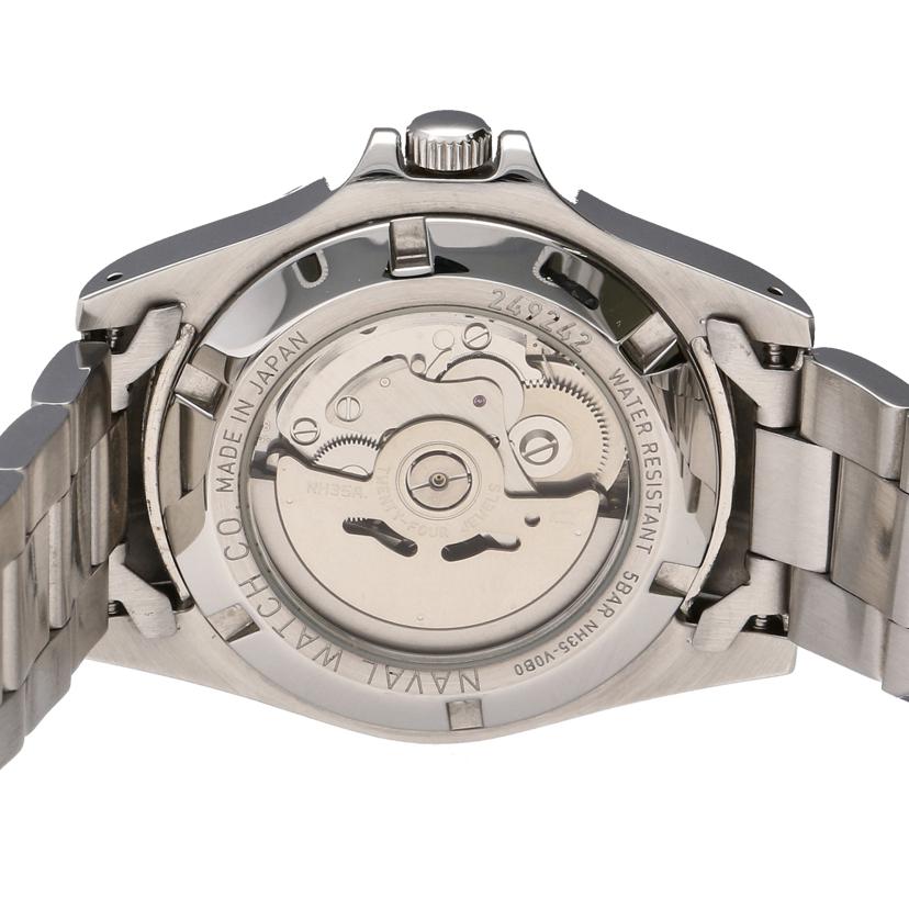 NAVAL ナバル/NAVALメンズ自動巻/黒文字盤/NH35-V0B0//249***/Aランク/75