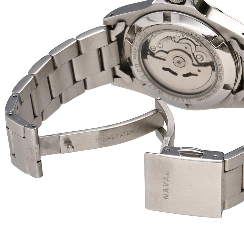 NAVAL ナバル/NAVALメンズ自動巻/黒文字盤/NH35-V0B0//249***/Aランク/75