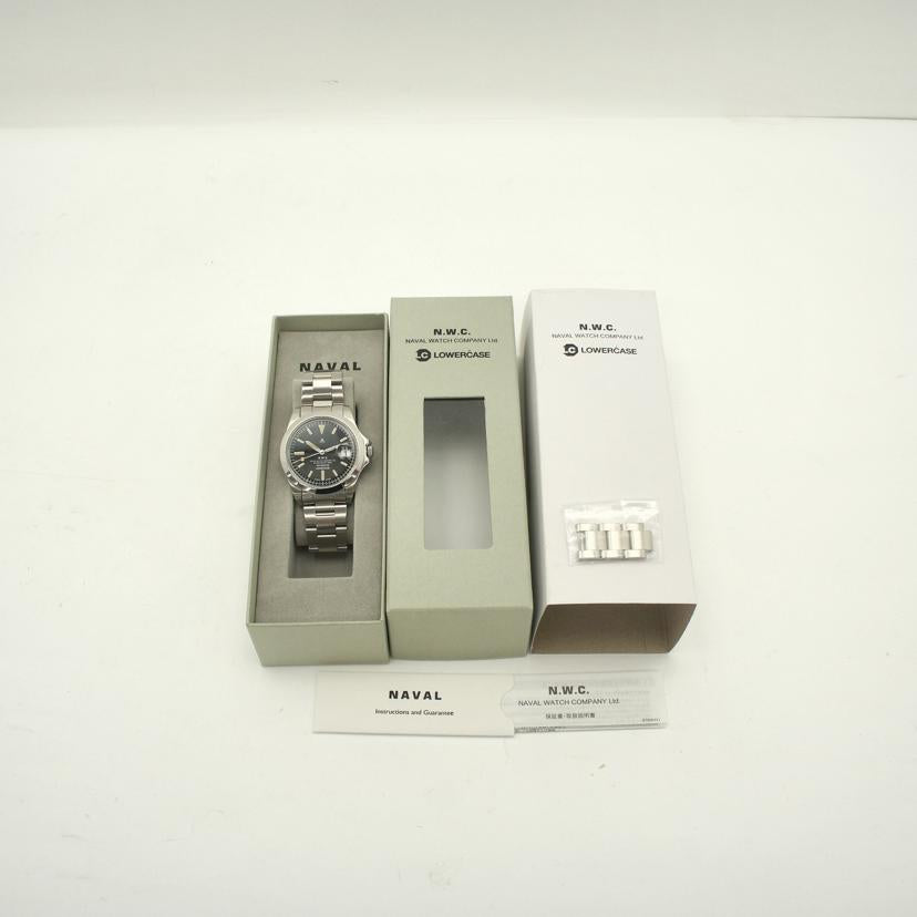 NAVAL ナバル/NAVALメンズ自動巻/黒文字盤/NH35-V0B0//249***/Aランク/75