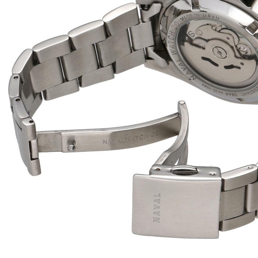 NAVAL ナバル/NAVALメンズ自動巻/アイボリー文字盤/NH35-V0B0//280***/Aランク/75