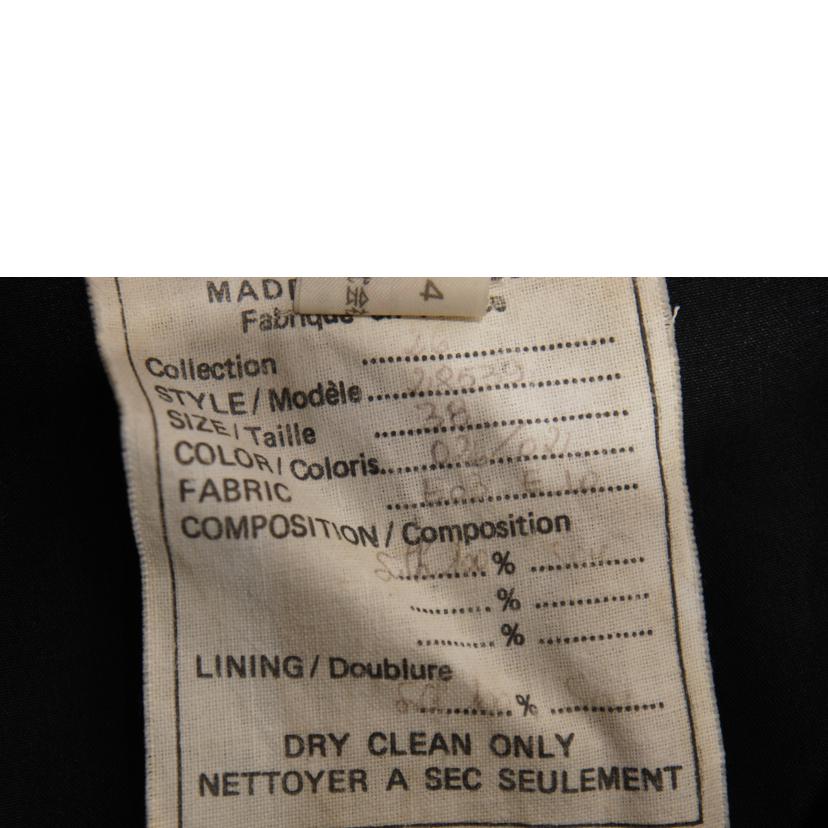 CHANEL シャネル/ビンテージタグボタンワンピースブラック/28539//ABランク/92