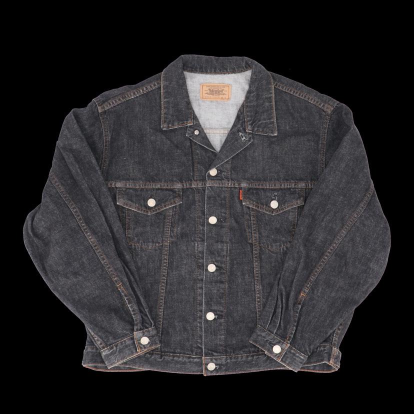 Levi's リーバイス/90's/デニムジャケット/日本製/オレンジタブ/ブラックデニム/ヴィンテージ//ABランク/75
