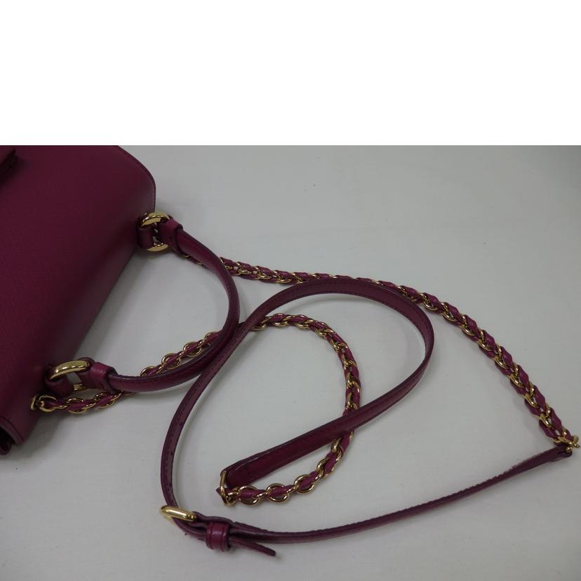 Salvatore Ferragamo サルバトーレ フェラガモ/ヴァラリボン/2wayチェーンハンドバッグ/ピンク//Aランク/84