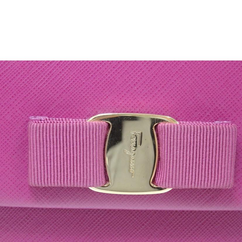 Salvatore Ferragamo サルバトーレ フェラガモ/ヴァラリボン/2wayチェーンハンドバッグ/ピンク//Aランク/84