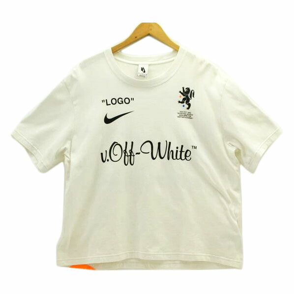OFF-WHITE オフホワイト/NIKE×ビッグスウッシュTシャツ/AJ3374-100//サイズ:M/ABランク/75