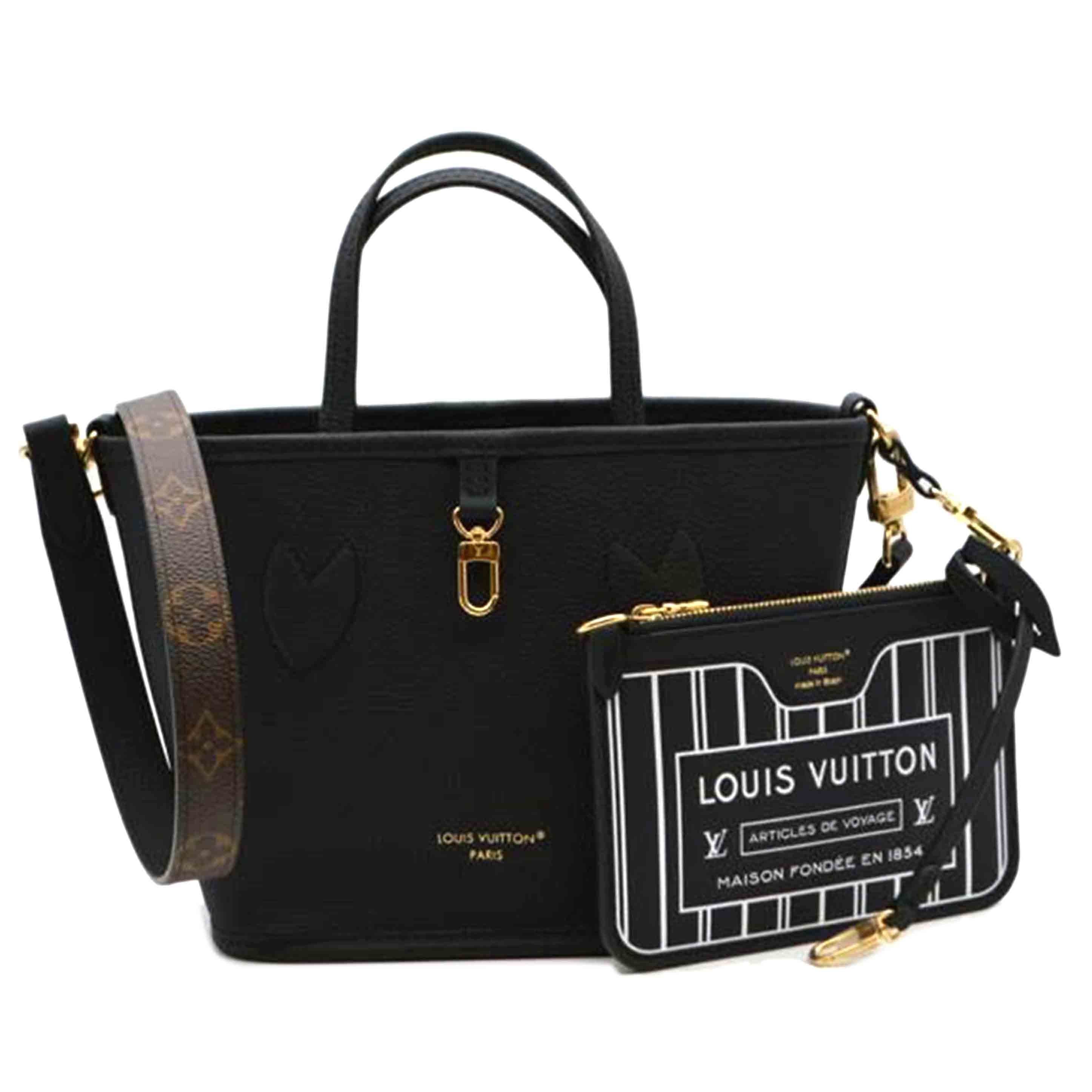 LV ルイヴィトン/ネヴァーフル・インサイドアウトBB/モノグラム/ノワール/M12099//RFI***/Sランク/89