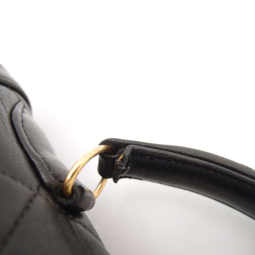 CHANEL シャネル/ラムスキンマトラッセハンド/ブラック//370**********/Bランク/69