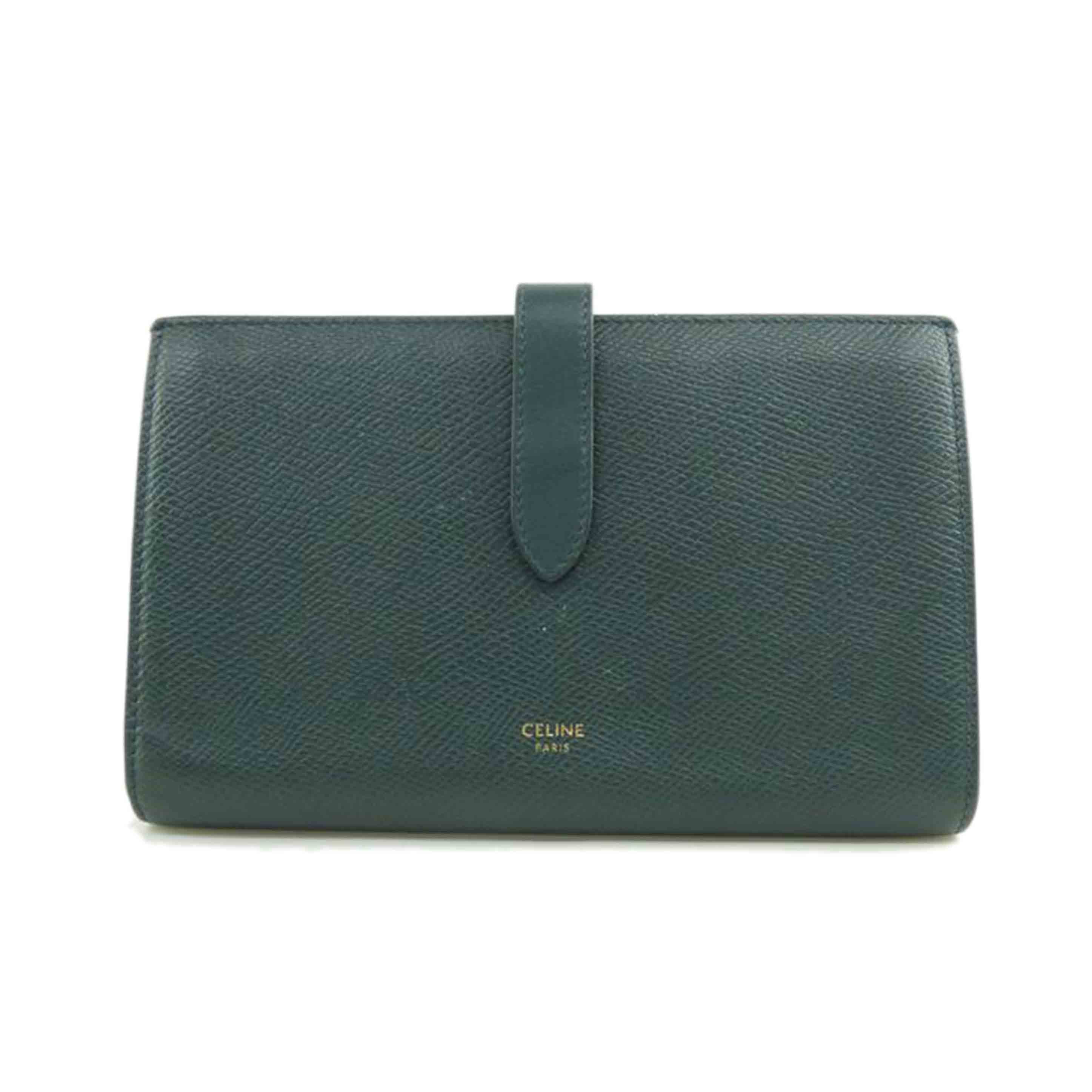 CELINE セリーヌ/ラージストラップ 2つ折り財布/10B633//Bランク/64