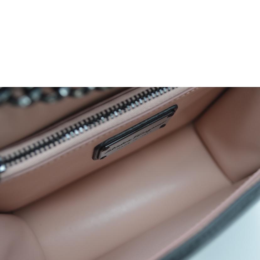 Ferragamo フェラガモ/ヴェラリボンカーフチェーンショルダー/ノワール/AU-21/G877//Aランク/89