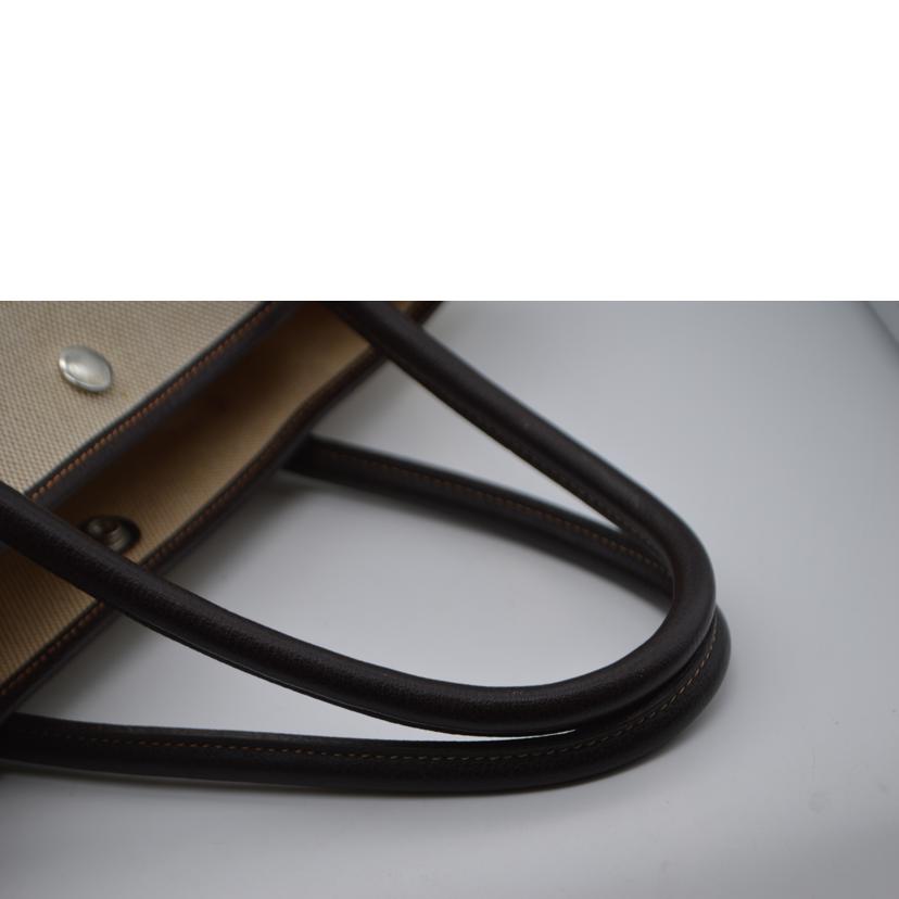 HERMES エルメス/ガーデンパーティPM/トワルアッシュ/ナチュラル//T I***/Aランク/89