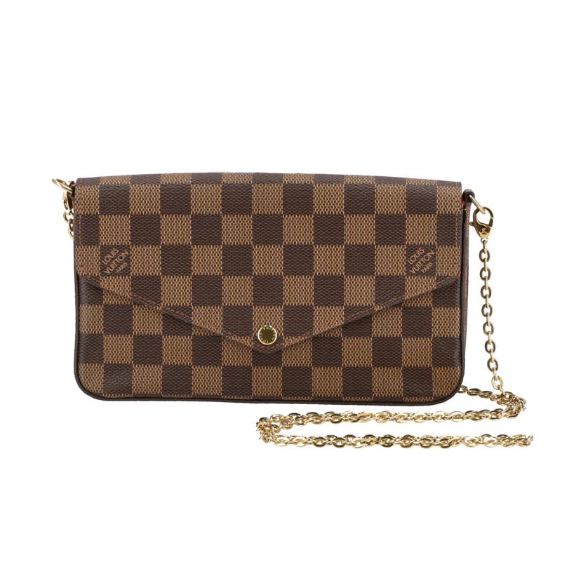 LOUISVUITTON ルイヴイトン/LV ポシェットフェリシー/ダミエ/エベヌ/N63032//CA0***/SAランク/93